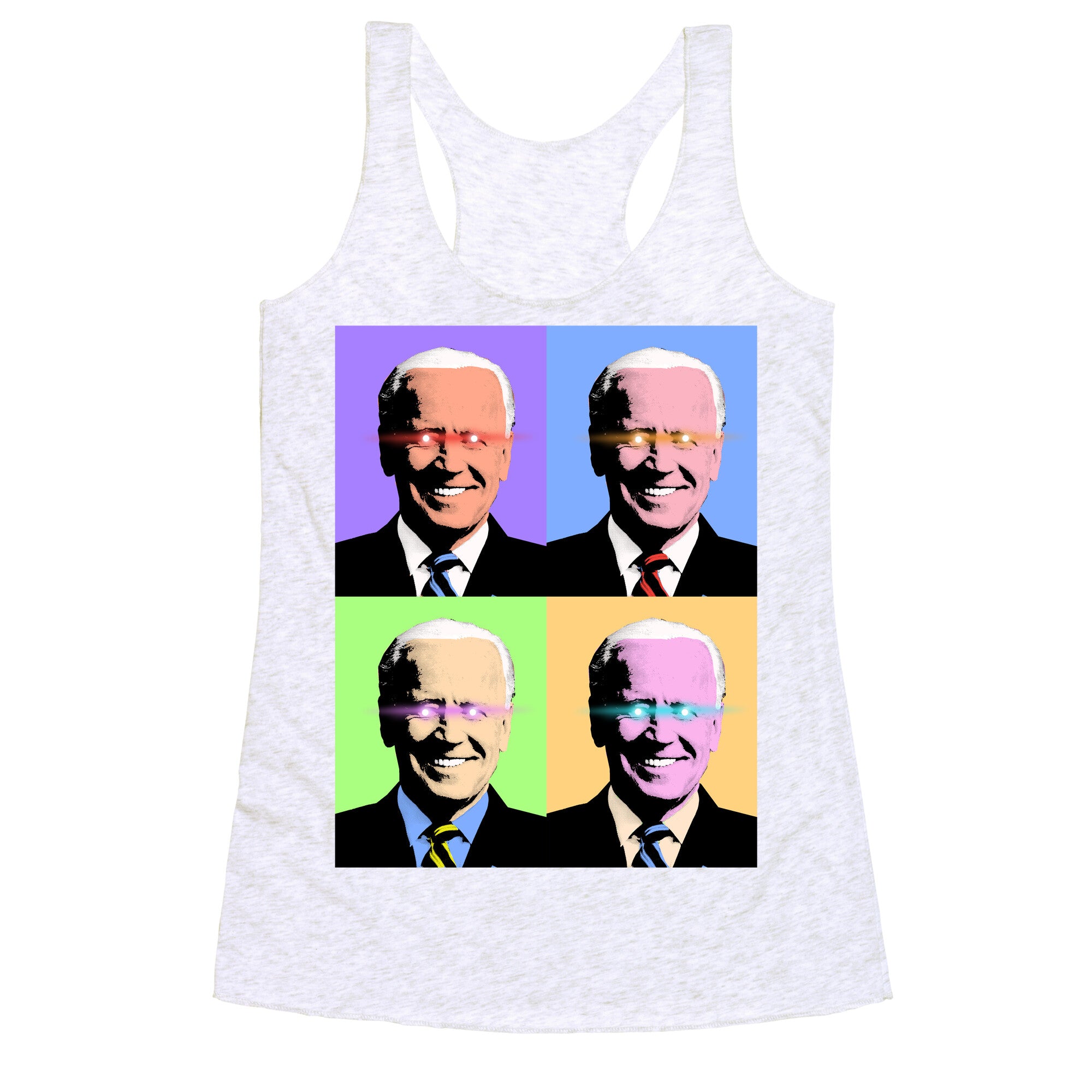 Dark Brandon Pop Art Racerback Tank